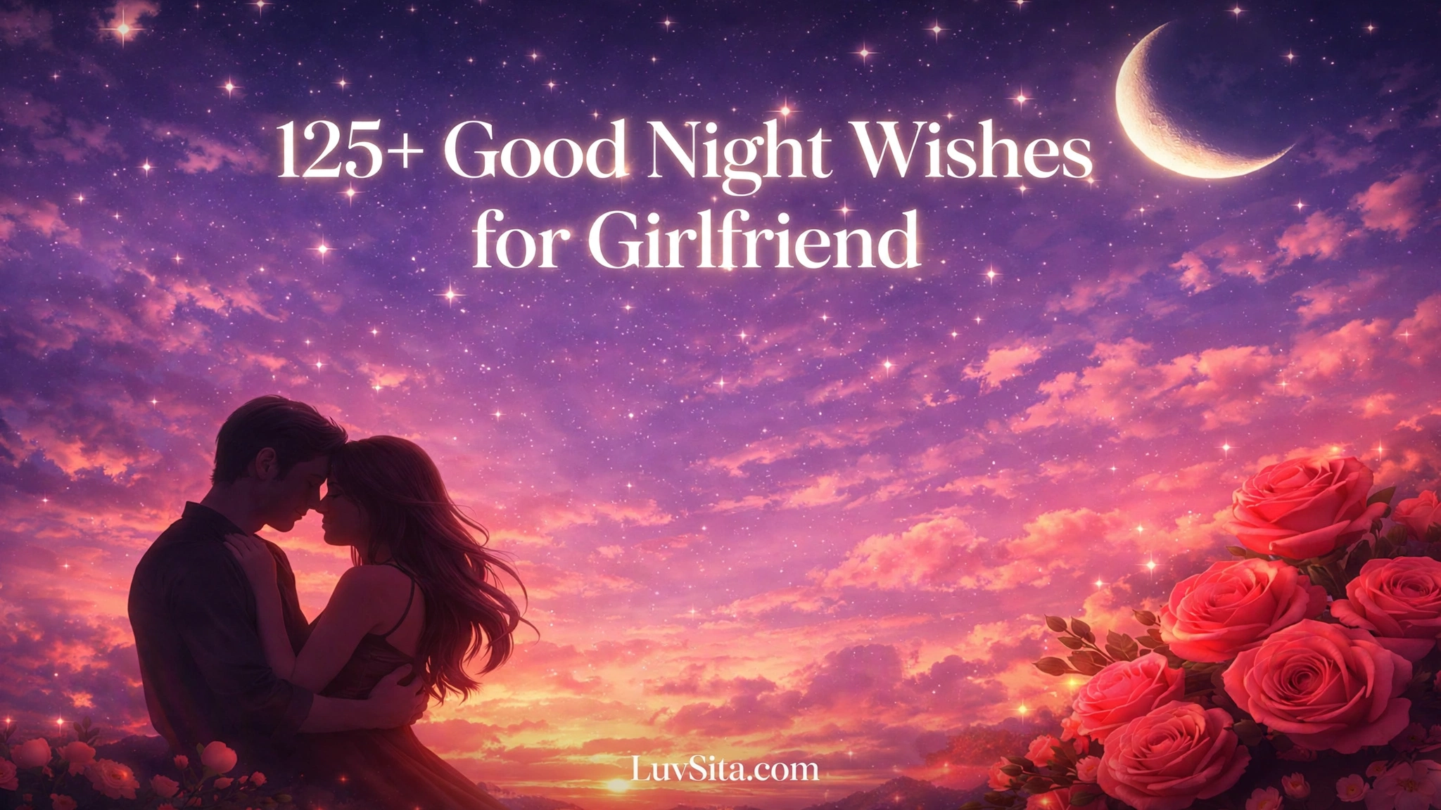 125+ Good Night Wishes for Girlfriend Romantic Images 2026